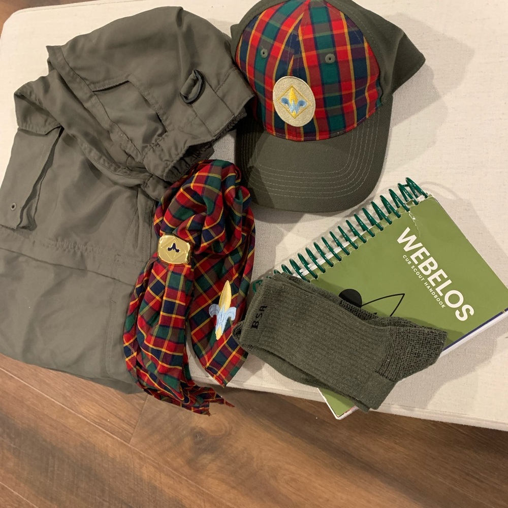 Webelos Uniform pants and accessories